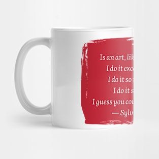 Sylvia Plath Mug